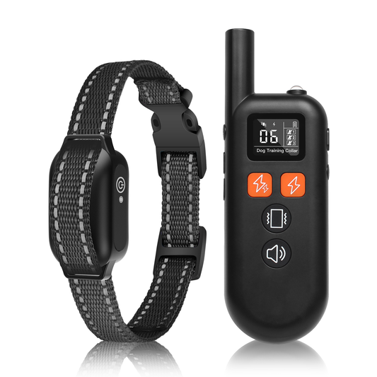 Remote Dog Training Collar with Vibration, Sound, and Static Shock – Adjustable Sensitivity, Waterproof, Rechargeable, 1000m Range