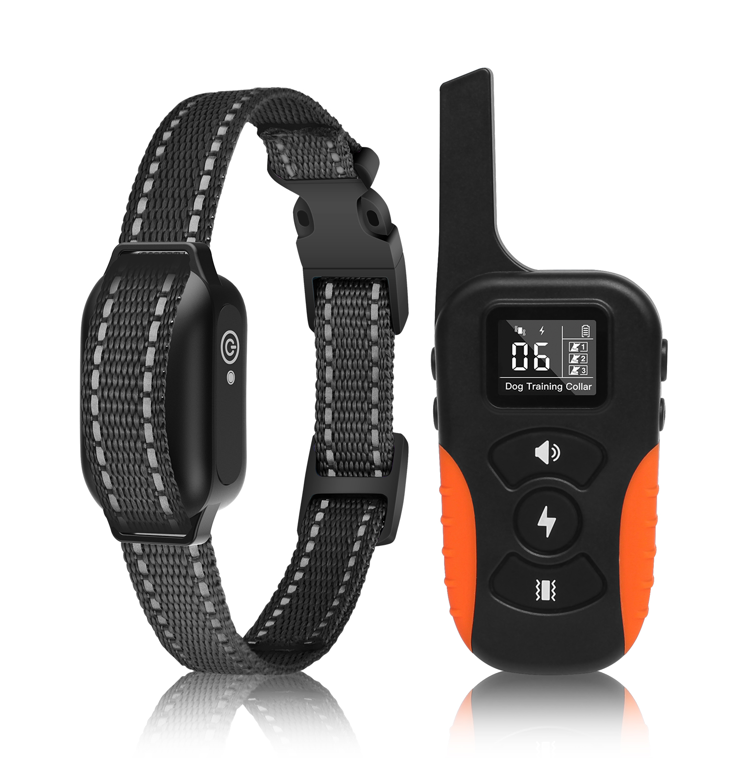 Remote Dog Training Collar with Vibration, Sound, and Static Shock – Waterproof, Rechargeable, Suitable for Small, Medium & Large Dogs