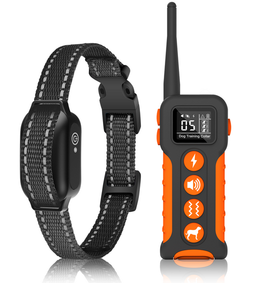 Remote Dog Training Collar with Vibration, Sound, and Static Shock – Adjustable Sensitivity, Waterproof, Rechargeable, Long Range