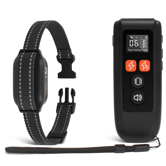 Remote Dog Training Collar with Vibration, Sound, and Static – Adjustable Sensitivity, Waterproof, Rechargeable, 1000m Range, Suitable for Small, Medium & Large Dogs