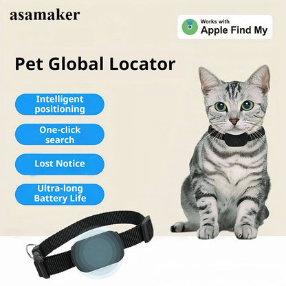 asamaker Pet GPS Tracker – Smart GPS Tracking for Dogs, Cats & Small Pets
